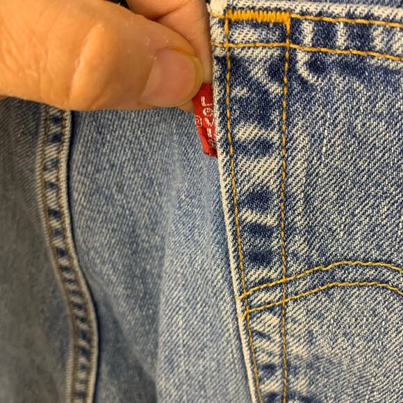 Vintage 90s Levi’s 550 Relaxed Fit Jeans Men’s W36 L30 Made in Mexico 90s - Picture 4 of 7